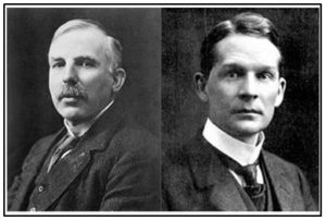 E. Rutherford (1871-1937) y F. Soddy (1877-1956)