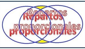 TRES PROBLEMAS DE REPARTOS PROPORCIONALES MUY PARECIDOS
