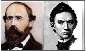 B. Riemann (1826-1866) y J. Bolyai (1802-1860), 