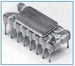 El chip 4004 de Intel, desarrollado por Ted Hoff