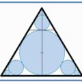TRIÁNGULOS EQUILÁTEROS CON CÍRCULOS INSCRITOS